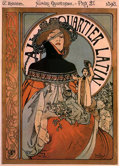 Au Quartier Latin Alphonse Mucha